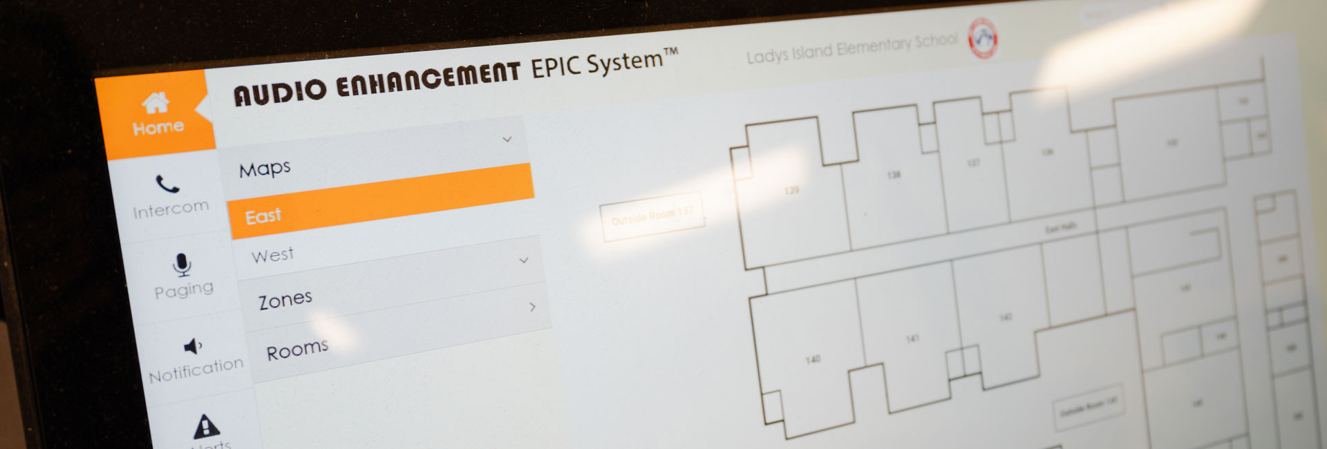 image of a digital floor plan at Beaufort County School District Lady's Island Elementary School | Media Center Renovation
